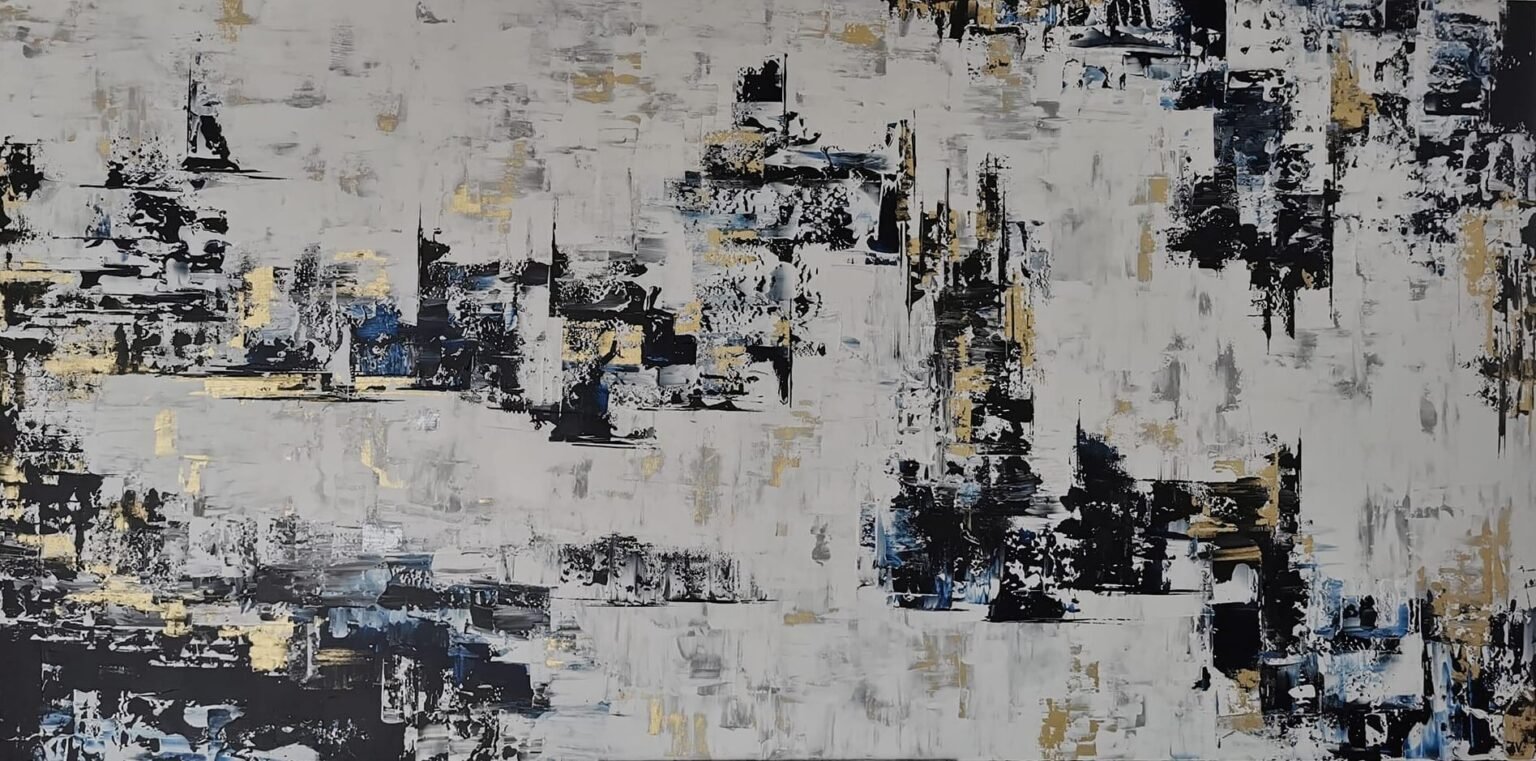 Paveikslas Bundantis miestas.