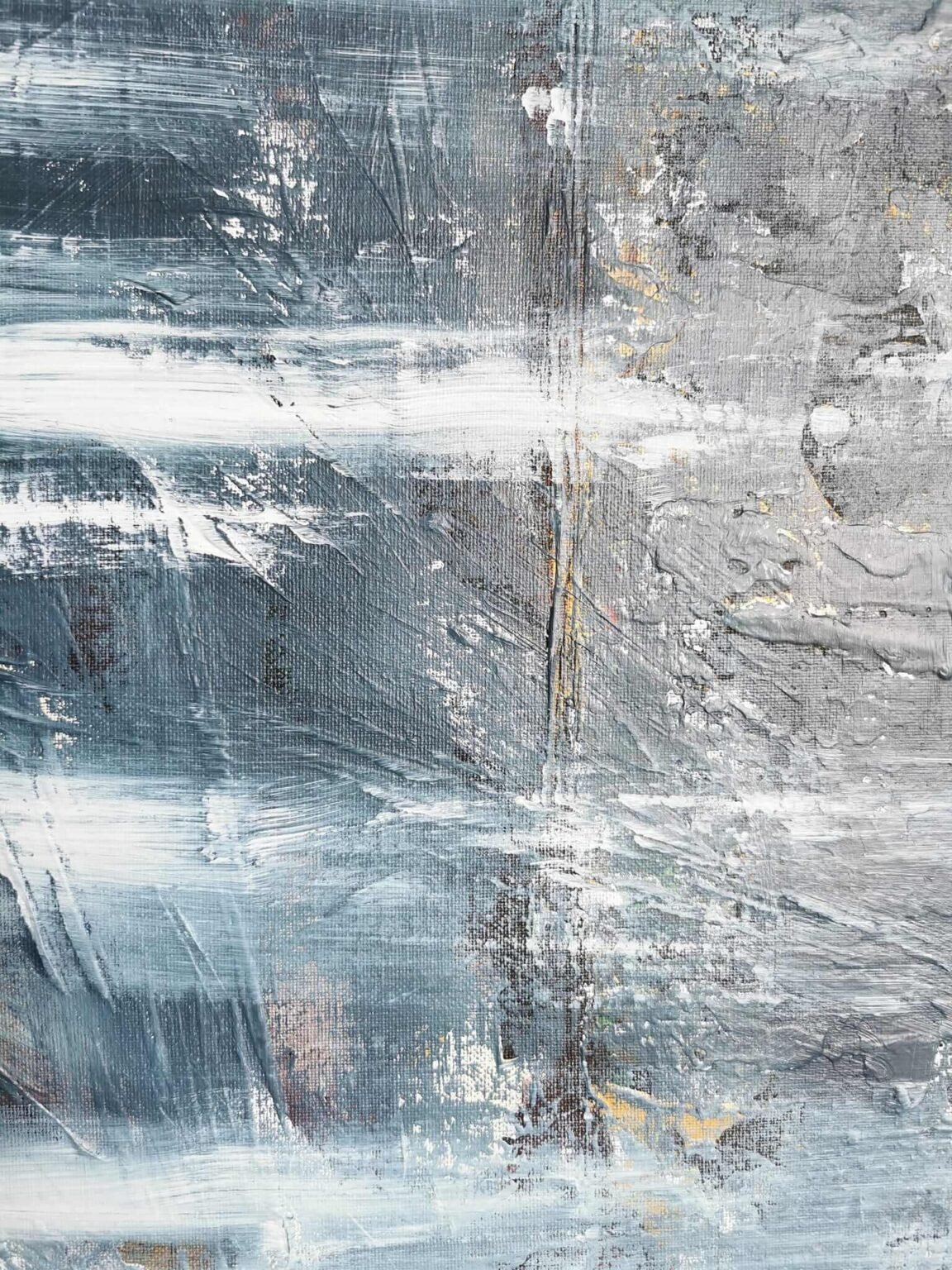 Fragmentas paveikslo Krioklys.